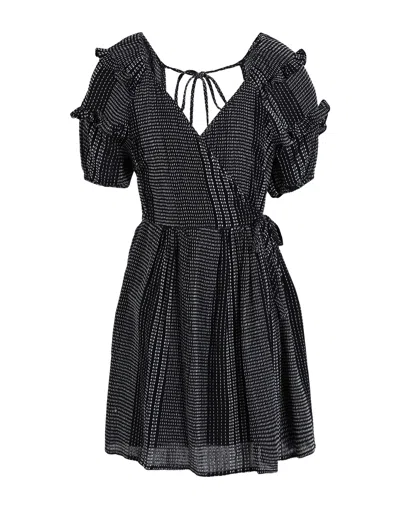 Topshop Short Dresses In Black