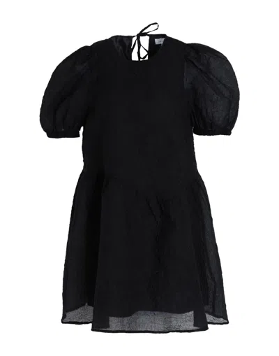 Topshop Short Dresses In Black
