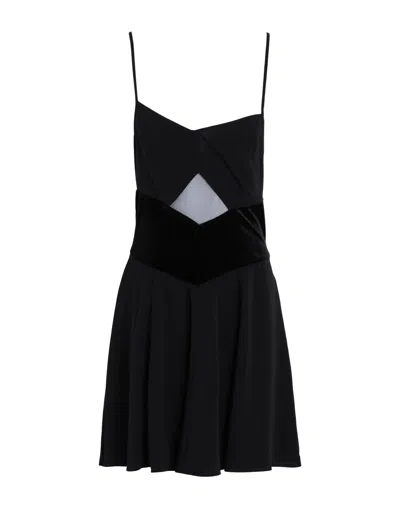 Topshop Short Dresses In Black