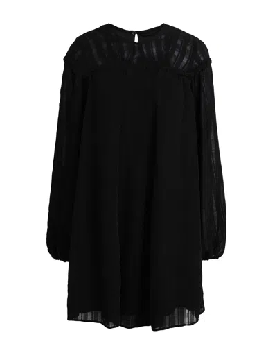 Topshop Short Dresses In Black