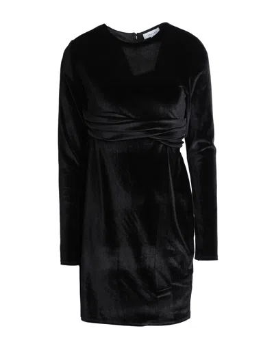 Topshop Short Dresses In Black