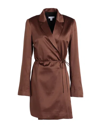Topshop Short Dresses In Brown