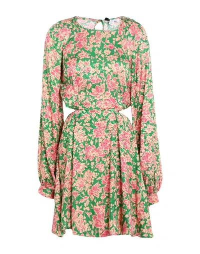 Topshop Short Dresses In Green