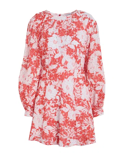 Topshop Short Dresses In Red