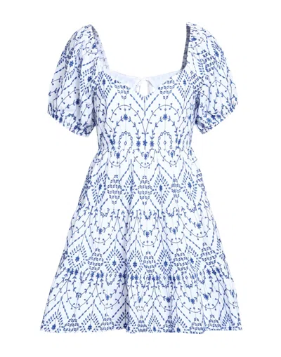 Topshop Short Dresses In White