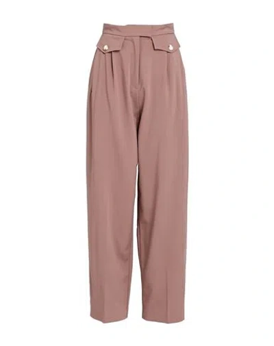Topshop Woman Pants Antique Rose Size 12 Polyester, Elastane In Pink