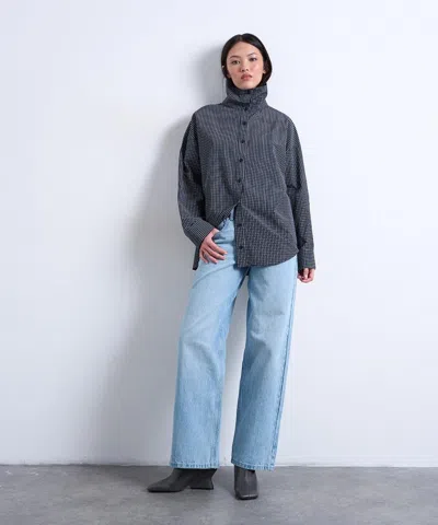 Topshop Low Rise Cinch Jeans In Bleach-blue