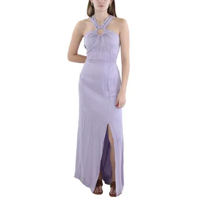 Topshop Long Dresses In Purple