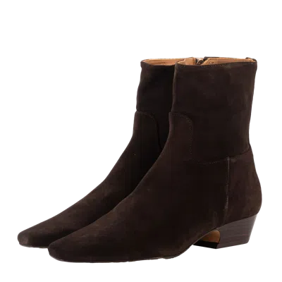 Toral Irene Brown Booties