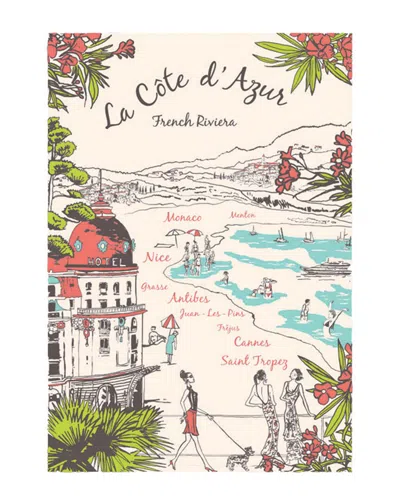 Torchons & Bouchons La Cote D'azur Tea Towels (set Of 2)