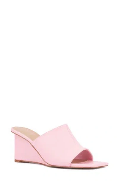 Torgeis Candie Wedge Sandal In Pink