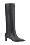 Torgeis Edeline Kitten Heel Tall Boot In Black