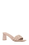 Torgeis Ela Woven Slide Sandal In Taupe