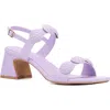Torgeis Felicia Square Toe Sandal In Lilac