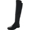 Torgeis Genevieve Womens Zipper Manmade Knee-high Boots In Black