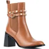 Torgeis Ivy Studded Chelsea Boot In Cognac