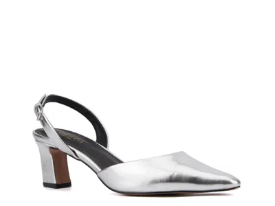 Torgeis Jacqueline Pump In Silver