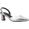 Torgeis Jacqueline Slingback Pump In Silver