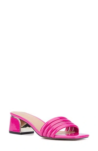 Torgeis Janine Slide Sandal In Fuchsia