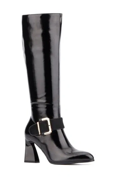 Torgeis Knee High Boot In Black