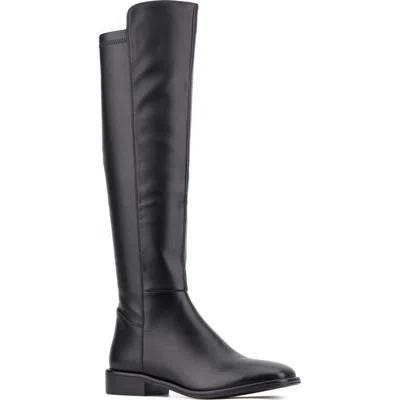 Torgeis Knee High Boot In Black