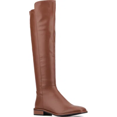 Torgeis Knee High Boot In Cognac