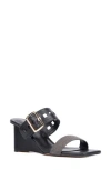 Torgeis Lea Wedge Sandal In Black