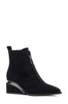 Torgeis Marion Wedge Ankle Boot In Black