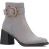 Torgeis Melody Buckle Ankle Boot In Grey