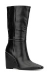Torgeis Milan Wedge Heel Boot In Black