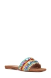 Torgeis Miya Crystal Embellished Slide Sandal