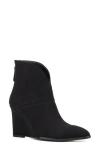 Torgeis Notched Wedge Boot In Black
