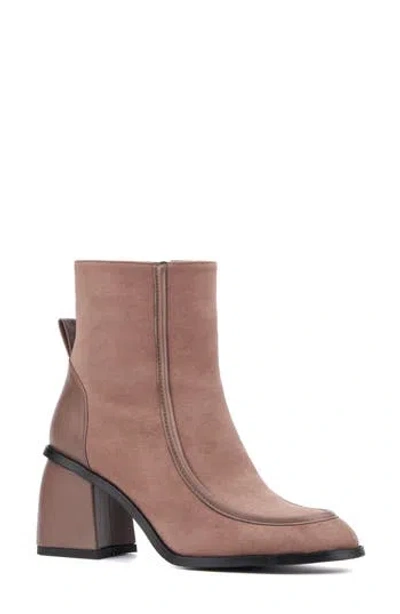 Torgeis Rashida Moc Toe Boot In Taupe