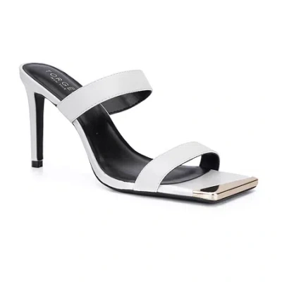 Torgeis Womens Antilles Heeled Sandals In White