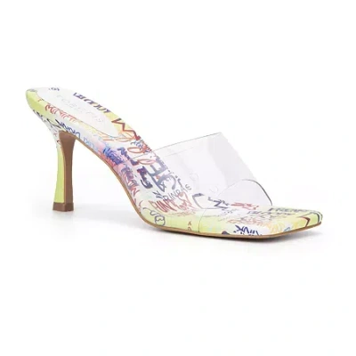 Torgeis Womens California Heeled Sandals In Transparent