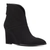 Torgeis Womens Lexis Wedge Heel Booties In Black