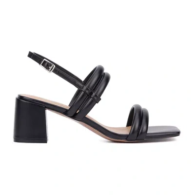 Torgeis Womens Palm Heeled Sandals In Black