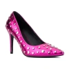 Torgeis Zoelle Womens Pointed Closed Toe Stiletto Heel Pumps In Pink