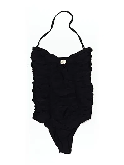 Pre-owned Tori Praver One Piece Swimsuit In Black