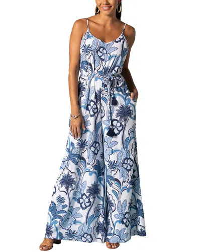 Tori Richard Avery Jumpsuit In Blue
