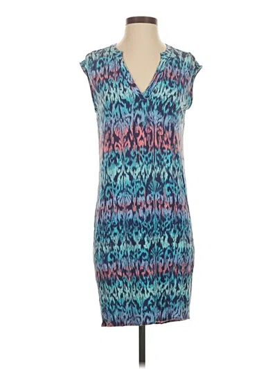 Pre-owned Tori Richard Casual Dress In Blue