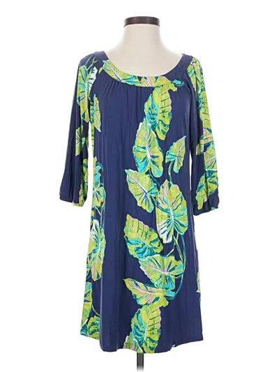 Pre-owned Tori Richard Casual Dress In Blue