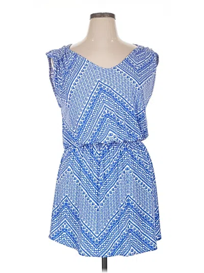 Pre-owned Tori Richard Casual Dress In Blue