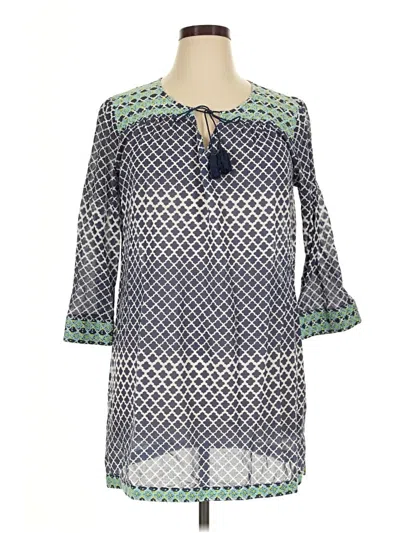 Pre-owned Tori Richard Casual Dress In Blue