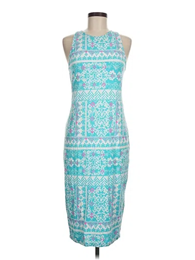Pre-owned Tori Richard Cocktail Dress In Blue