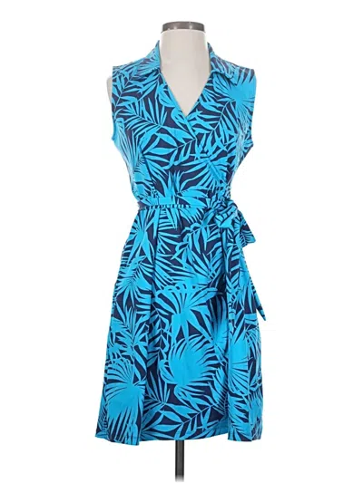 Pre-owned Tori Richard Cocktail Dress In Blue