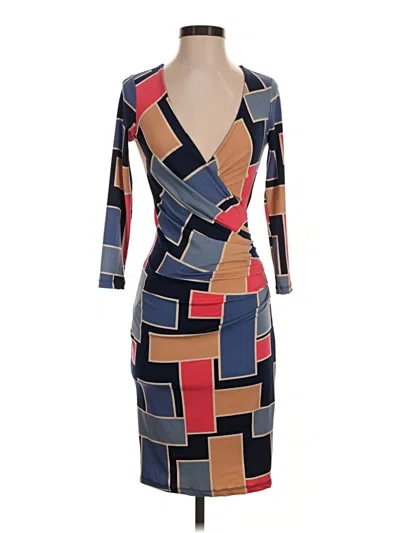 Pre-owned Tori Richard Cocktail Dress In Blue