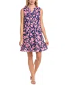 Tori Richard Feel The Love Felicia Mini Dress In Multi