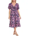 Tori Richard Feel The Love Felicia Mini Dress In Pink