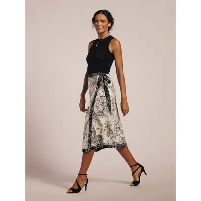 Tori Richard Gingerly Romy Skirt In Gray